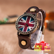 Retro British Flag Quartz Montres UK Antique Watch Cestbella Special Gifts Watch